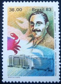 Selo postal Comemorativo do Brasil de 1983 - C 1314 N