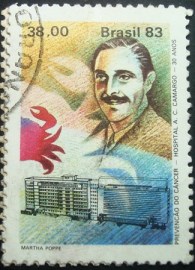 Selo postal Comemorativo do Brasil de 1983 - C 1314 U