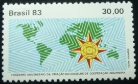 Selo postal Comemorativo do Brasil de 1983 - C 1319 M