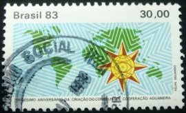 Selo postal Comemorativo do Brasil de 1983 - C 1319 U