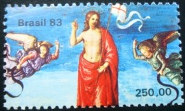 Selo postal do Brasil de Ressurreição