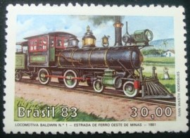 Selo postal Comemorativo do Brasil de 1983 - C 1326 M
