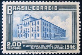 Selo postal Comemorativo do Brasil de 1946