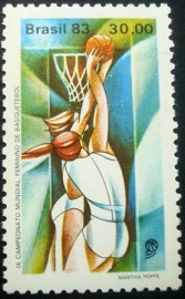 Selo postal Comemorativo do Brasil de 1983 - C 1329 M