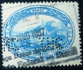 Selo postal comemorativo do Brasil de 1937 - C 113 N