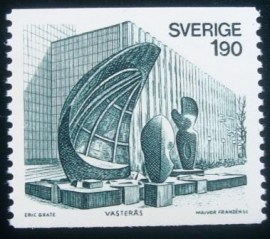 Selo postal da Suécia de 1976 Cave of the Winds