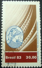 Selo postal Comemorativo do Brasil de 1983 - C 1334 U