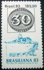 Selo postal do Brasil de 1983 Olho de Boi 30