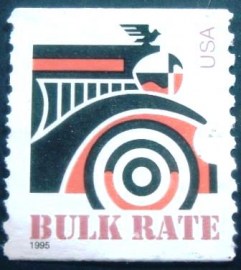 Selo postal dos Estados Unidos de 1995 Bulk Rate