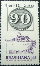 Selo postal de 1983 Olho de boi 90