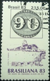 Selo postal de 1983 Olho de boi 90 - C 1337 MCC