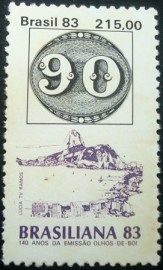Selo postal de 1983 Olho de boi 90 - C 1337 N