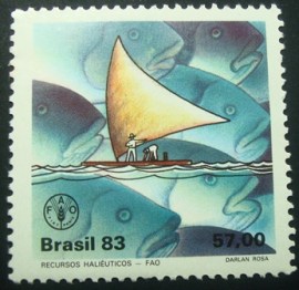 Selo postal Comemorativo do Brasil de 1983 - C 1356 M