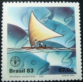 Selo postal Comemorativo do Brasil de 1983 - C 1356 N