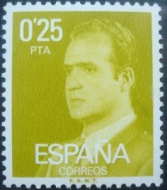 Selo postal da Espanha de 1987 King Juan Carlos I 025