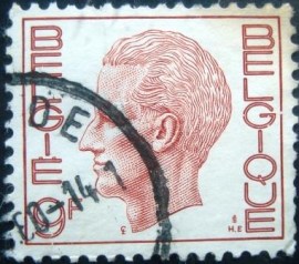 Selo postal da Bélgica de 1980 King Baudouin