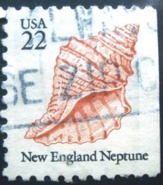 Selo postal dos Estados Unidos de 1985 New England Neptune