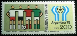 Selo postal da Argentina de 1978 Grupo 2