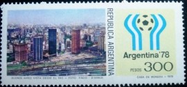 Selo postal da Argentina de 1978 Buenos Aires