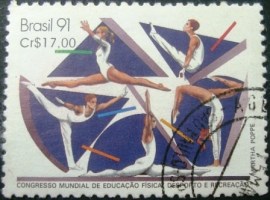 Selo postal COMEMORATIVO do Brasil de 1991 - C 1718 U
