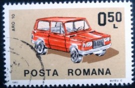 Selo postal da Romênia de 1983 Aro 10
