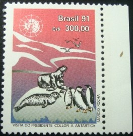 Selo postal COMEMORATIVO do Brasil de 1991 - C 1725 M