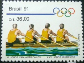 Selo postal COMEMORATIVO do Brasil de 1991 - C 1728 M