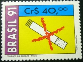 Selo postal COMEMORATIVO do Brasil de 1991 - C 1730 M