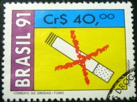Selo postal COMEMORATIVO do Brasil de 1991 - C 1730 NCC