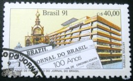 Selo postal de 1991 Jornal do Brasil - C 1733 NCC