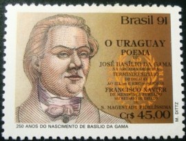 Selo postal COMEMORATIVO do Brasil de 1991 - C 1746 M