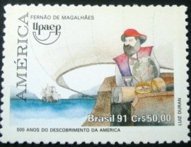 Selo postal COMEMORATIVO do Brasil de 1991 - C 1753 M