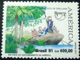 Selo postal COMEMORATIVO do Brasil de 1991 - C 1754 M