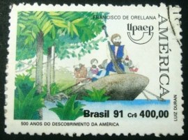 Selo postal COMEMORATIVO do Brasil de 1991 - C 1754 U