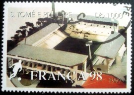 Selo postal de S. Tomé e Príncipe de 1997 Stade Félix-Bollaert
