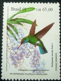 Selo postal COMEMORATIVO do Brasil de 1991 - C 1757 M