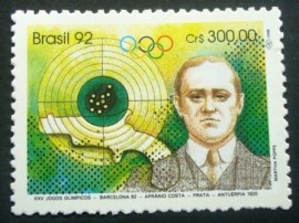 Selo postal Comemorativo do Brasil de 1992 - C 1773