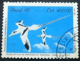Selo postal Comemorativo do Brasil de 1992 - C 1776 U