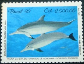 Selo postal Comemorativo do Brasil de 1992 - C 1777 M