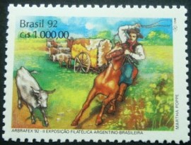 Selo postal Comemorativo do Brasil de 1992 - C 1781