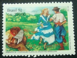 Selo postal Comemorativo do Brasil de 1992 - C 1778 M
