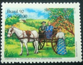 Selo postal Comemorativo do Brasil de 1992 - C 1779 M