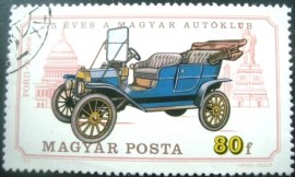 Selo postal da Hungria de 1975 Model T Ford 1908