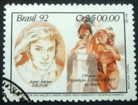 Selo postal COMEMORATIVO do Brasil de 1992 - C 1795 NCC