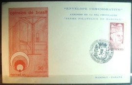 Envelope Comemorativo de 1966 Exposição Maringá/PR