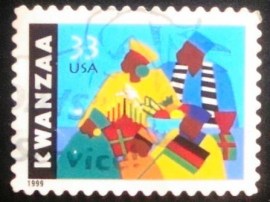 Selo postal dos Estados Unidos de 1999 Kwanzaa