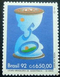 Selo postal COMEMORATIVO do Brasil de 1992 - C 1818 M