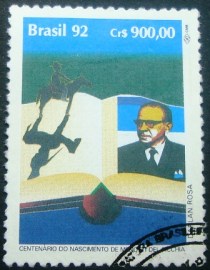Selo postal COMEMORATIVO do Brasil de 1992 - C 1820 NCC