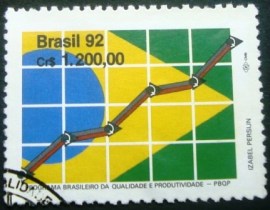Selo postal COMEMORATIVO do Brasil de 1992 - C 1824 NCC