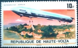 Selo postal de Haute-Volta de 1976 Airship Deutschland
